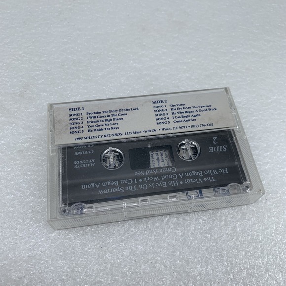 Marc Miller, Worship and Praise Cassette Tape 1993 Christian Music Vintage - Picture 2 of 3